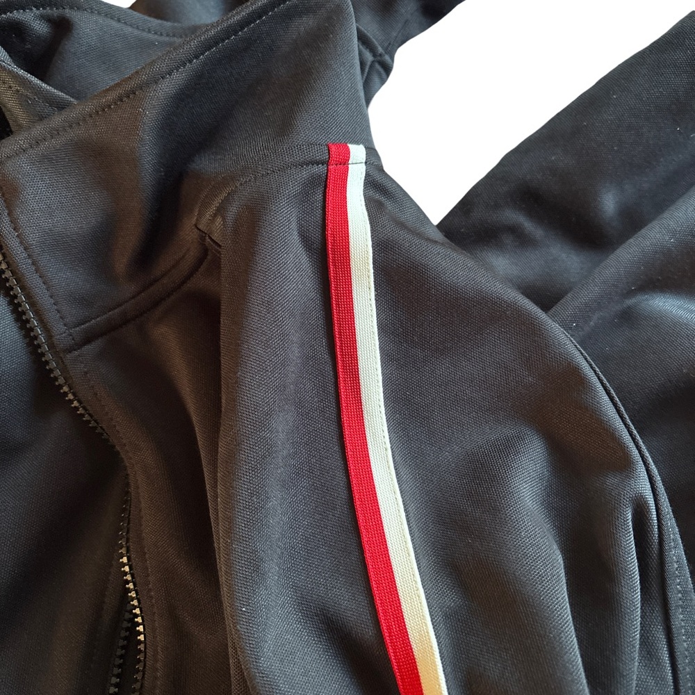OVO October’s Very Own Black Pique Track Jacket Gold Owl Accent Large - Picture 4 of 6